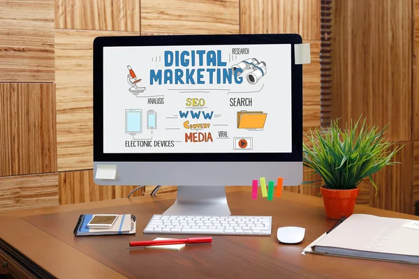 Concepto de marketing digital —  Fotos de Stock