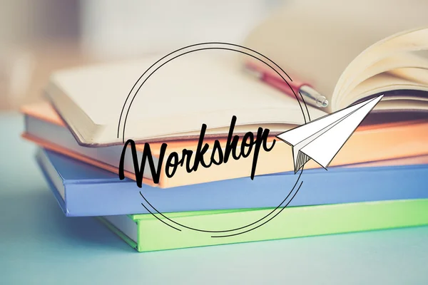 Workshop onderwijs concept — Stockfoto