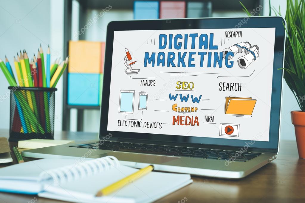 DIGITAL MARKETING concept