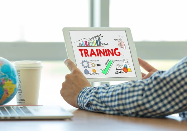 TRAINING business or education concept — Stock Photo, Image