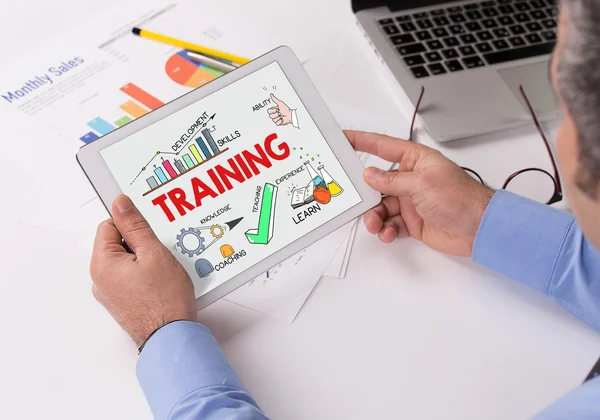 TRAINING business or education concept — Stock Photo, Image