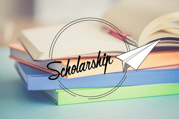 SCHOLARSHIP education concept — Stock Photo, Image