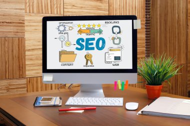 SEO metin üstünde perde 