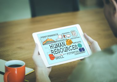 İnsan kaynakları metin üstünde perde 