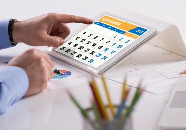 Tablet Pc ekran takvim