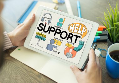 Word ekranda destek. 