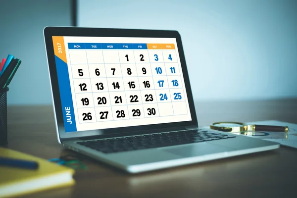 2017 jaar kalender Concept — Stockfoto