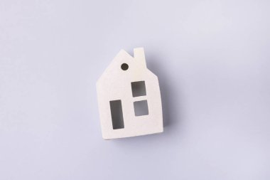 Mavi Arkaplan Beyaz Saray Üst Görünüm Yatay