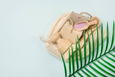 Vücut ve Yüz Bakımı için Spa veya Güzellik Ürünleri Cilt Bakımı Araçları Çeşitli Spa Muayenesi Üst Görünüm Eşyaları