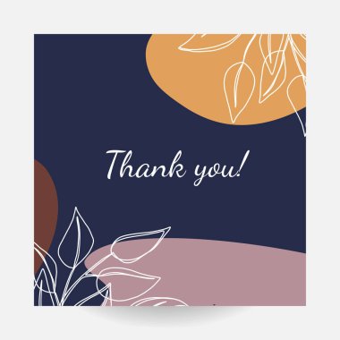 Soyut sanat arka plan vektörü. Modern şekil çizgisi sanat duvar kağıdı. Boho yaprakları ve deco, duvar sanatı, sosyal medya geçmişi için çiçek deseni tasarımı. Günahların için..