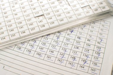 Tamamlanmış psikolojik test formları