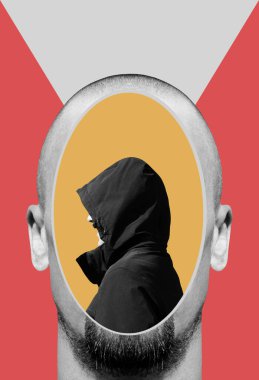 Bir adamın sürrealist portresi