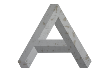 Çatlak sıva dokusuna sahip imkansız bir figür