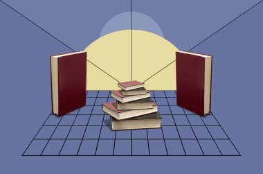 Kitaplı kolaj sanatı