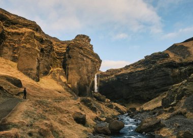doğanın güzel şelale.