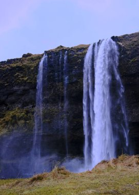 Güzel şelale, doğa arka planı