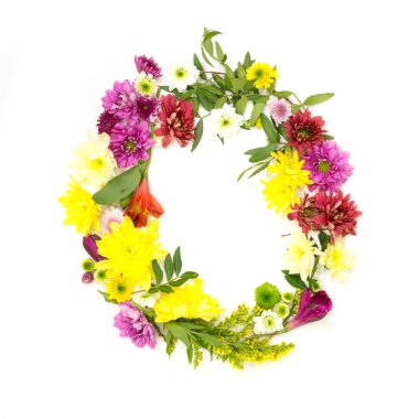 Çiçeklerden oluşan mektup