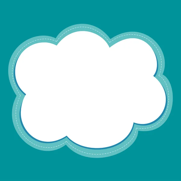 Bulut vektör çerçeve