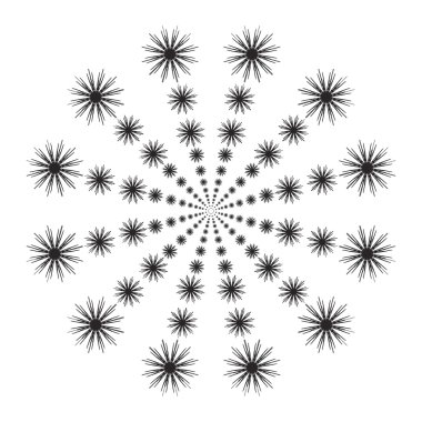 Mandala. yuvarlak süsleme desen