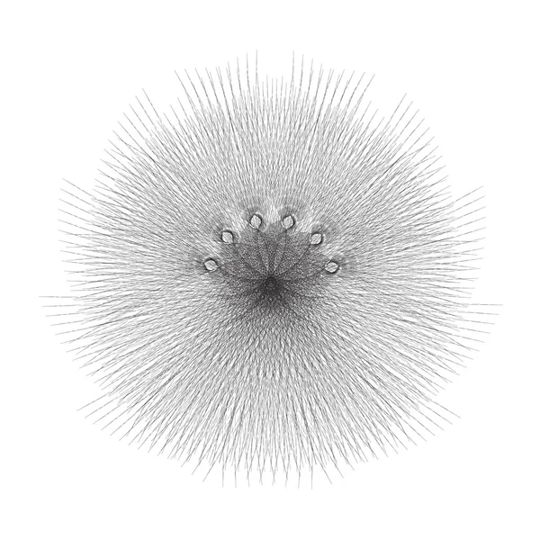 Mandala. Modèle d'ornement rond — Image vectorielle