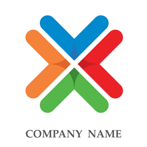 İş mücadelesi için mavi üçgen logosu