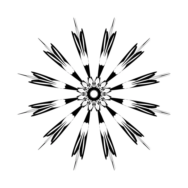 Mandala. Yuvarlak süsleme desen. Etnik.