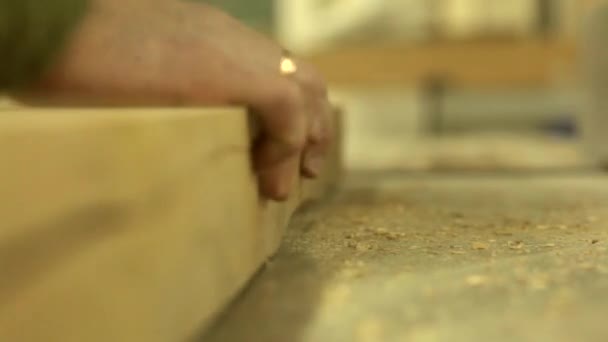 时间木材加工 — 图库视频影像