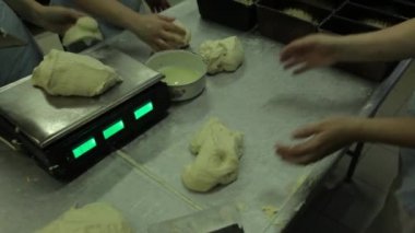 kneading the dough