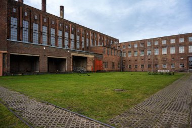 Peenemunde, Almanya - 28 Ekim 2025: Peenemunde 'de eski Alman V2 roket fabrikası