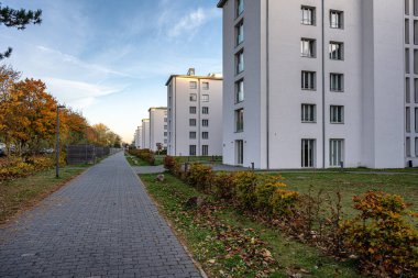 Prora, Almanya - 30 Ekim 2025: Prora, Rgen, Almanya 'daki eski Nazi tatil evleri