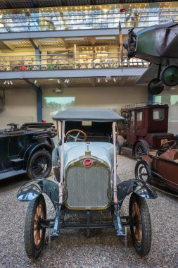 Prague, Czechia - October 14, 2025: The Praga Alfa 5/15 (or 5/15 HP) was an early Czechoslovak passenger car, produced by the Praga automobile factory starting in 1913.