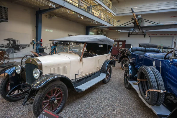Prague, Czechia - October 14, 2025: The Laurin a Klement 105 was a car produced by the Czechoslovak automobile manufacturer Laurin & Klement from 1923 to 1925.
