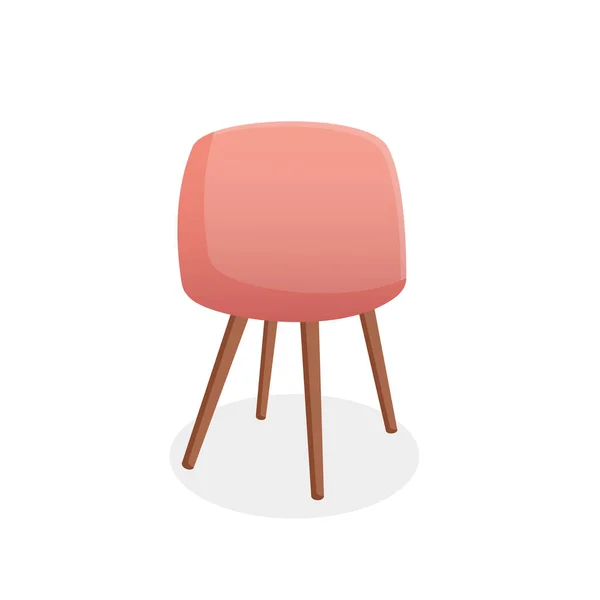 배경에 안락의자 가정용 의자에 전형적 예이다 로비를 현대식 아이콘 — 스톡 벡터
