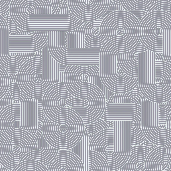 Yuvarlak hatları desen gri