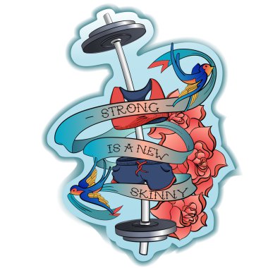 Spor motivasyon kızlar dövme için
