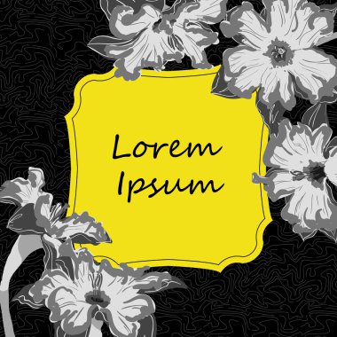 Nergis çiçek kartı öğe