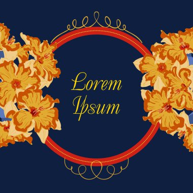 Nergis çiçek kartı öğe