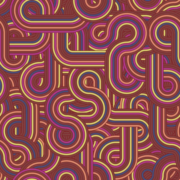 yuvarlak kablo labirent desen