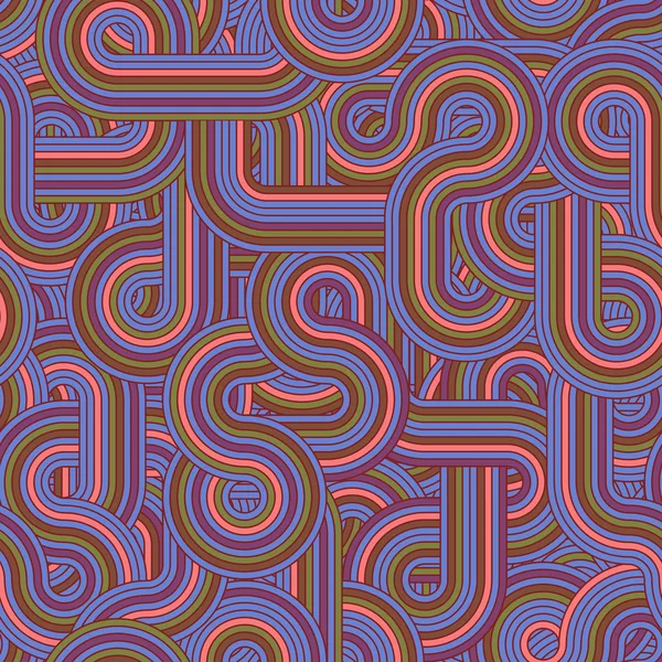 yuvarlak kablo labirent desen