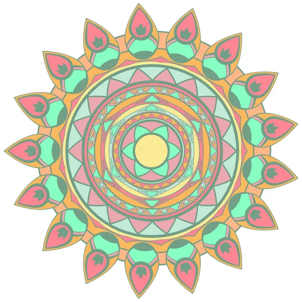 Vecteur mandala élément de conception — Image vectorielle