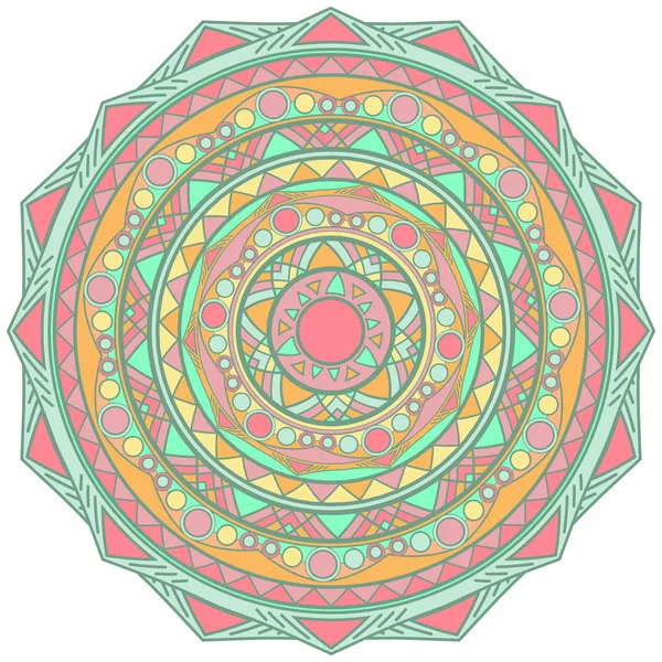 Vector mandala elemento de diseño — Vector de stock