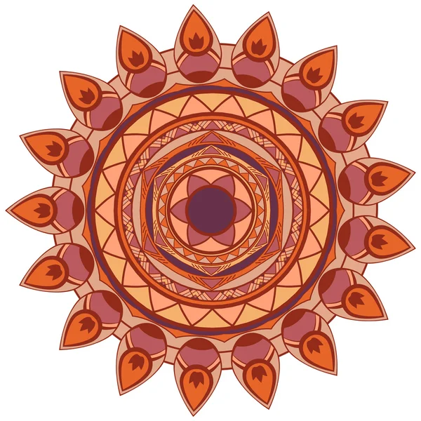 Vecteur mandala élément de conception — Image vectorielle