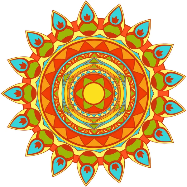 Vecteur mandala élément de conception — Image vectorielle