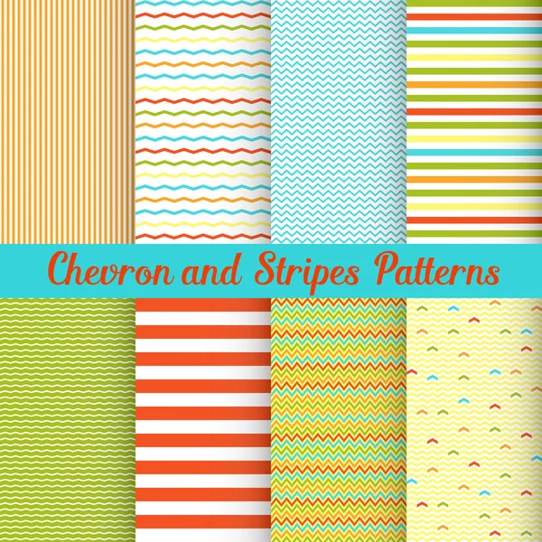 Chevron ve çizgili desenleri kümesi