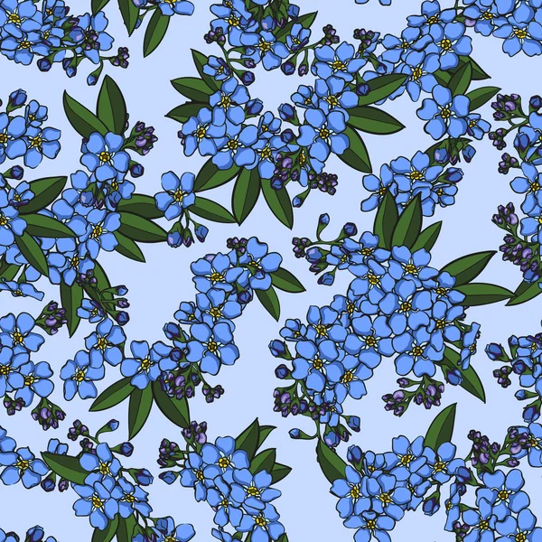 Mavi unutma seamless modeli