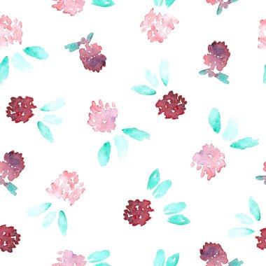 Dikişsiz yonca desen