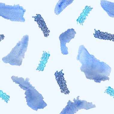 Suluboya ve petrol pastel noktalar ile desen