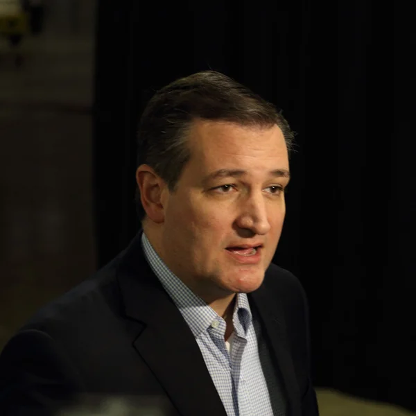Ted Cruz berbicara di sebuah rapat umum — Stok Foto