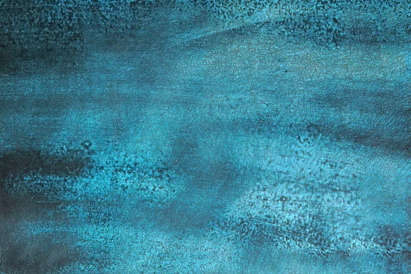 Klasik bir arabanın mavi boyası yakın plan.. 