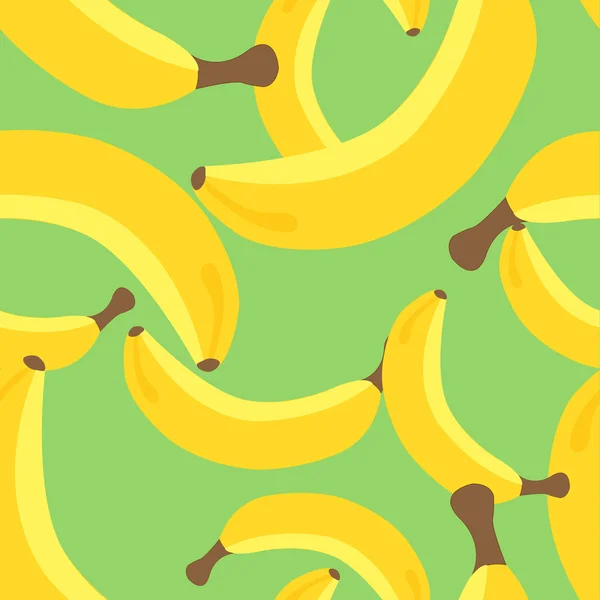 Vector pattern of bananas — Stock Vector
